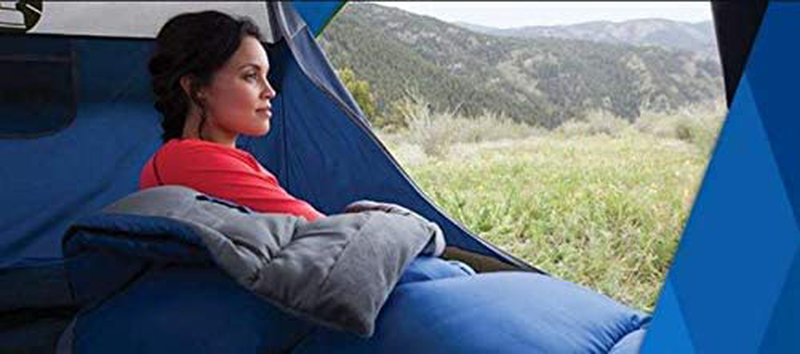 Coleman Sun Ridge 40°F Warm Weather Sleeping Bag, Blue Sporting Goods > Outdoor Recreation > Camping & Hiking > Sleeping Bags Coleman   