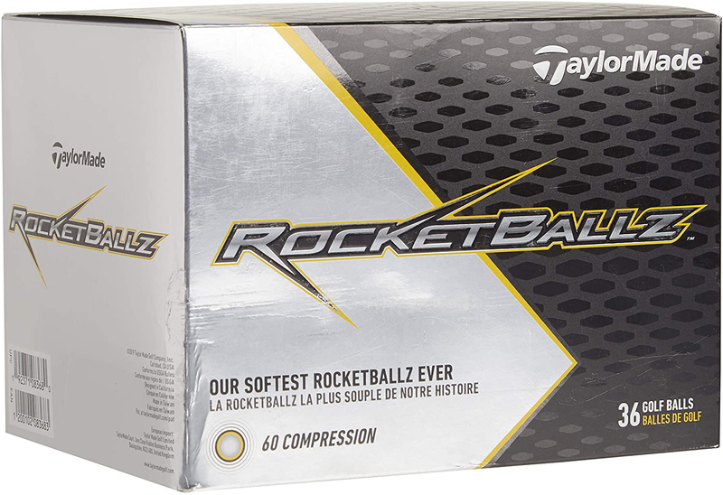 TaylorMade Rocketballz Speed Golf Balls  TaylorMade White (Three Dozen)  