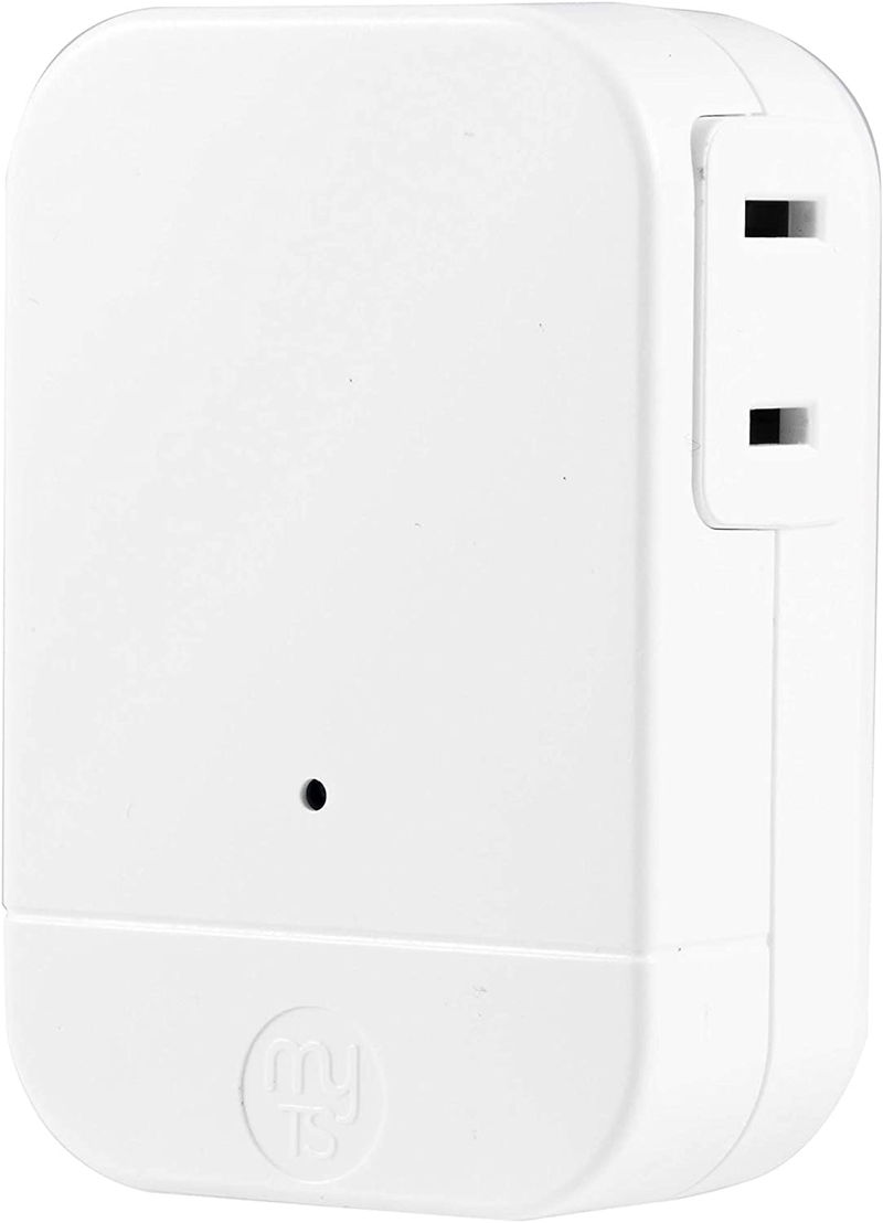 myTouchSmart Wireless Programmable Indoor Digital Timer with Remote, Plug-in, 1 Outlet Polarized, 2 Custom On/Off Times, 24 Hour Countdown, 3 Daily Preset Options, Backlit Display, 35166, White Home & Garden > Lighting Accessories > Lighting Timers myTouchSmart Plug-In Receiver Only  