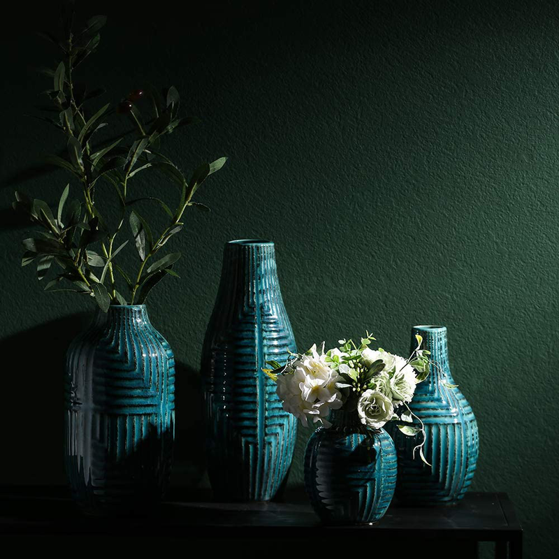 hjn Ceramic Vases, Vase Pottery Vase Handmade Cute Flower Vase for Home Décor (Medium Size: 13.7'' high) Home & Garden > Decor > Vases China   