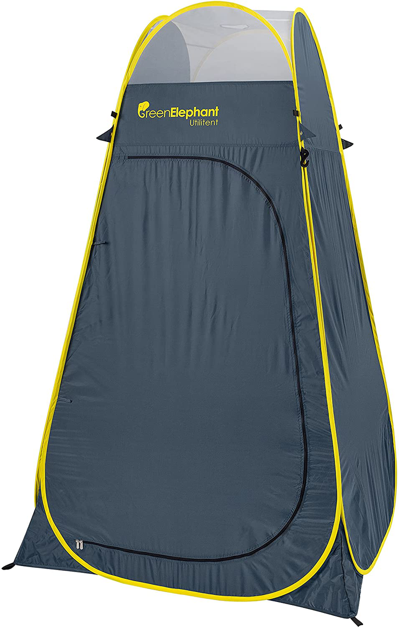 Green Elephant Camping Shower Tent - Privacy Tent for Portable Toilet & for a Portable Shower, Extra Tall, Spacious Pop up Changing Tent. Sporting Goods > Outdoor Recreation > Camping & Hiking > Portable Toilets & ShowersSporting Goods > Outdoor Recreation > Camping & Hiking > Portable Toilets & Showers Green Elephant   