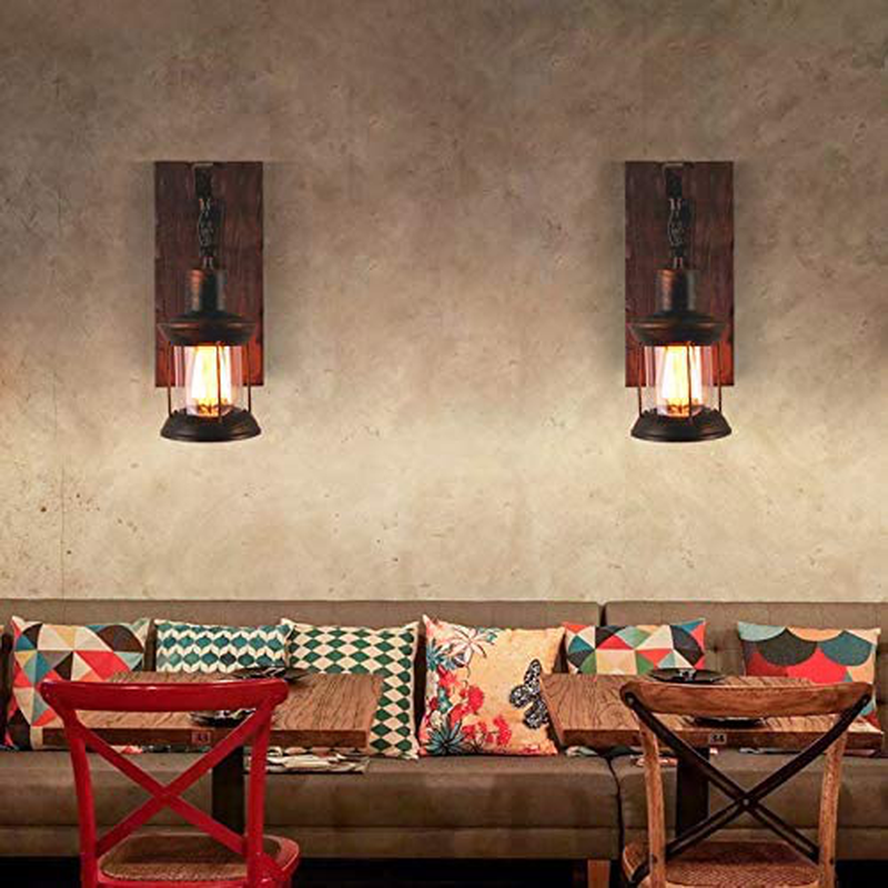 Lightinthebox Single Head Industrial Vintage Retro Wooden Metal Painting Color Wall Lamp Wall Light Sconces Lighting Fixture for Home / Hotel / Corridor Decorate 110-120V 60W 2PCS Home & Garden > Lighting > Lighting Fixtures > Wall Light Fixtures KOL DEALS   