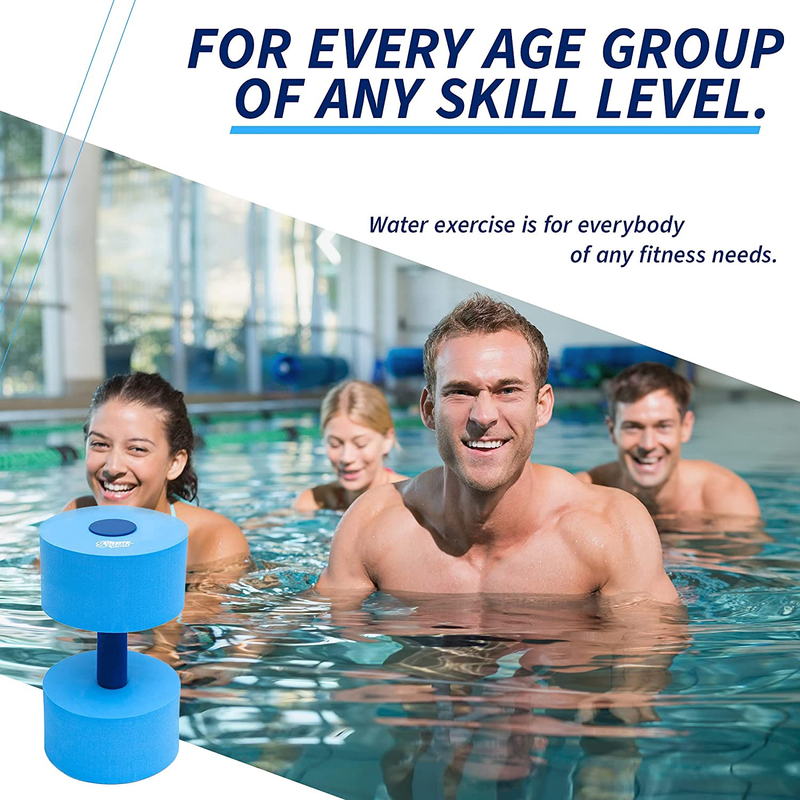 Sunlite Sports High-Density EVA-Foam Dumbbell Set, Water Weight, Soft Padded, Water Aerobics, Aqua Therapy, Pool Fitness, Water Exercise Sporting Goods > Outdoor Recreation > Boating & Water Sports > Swimming Sunlite Sports   