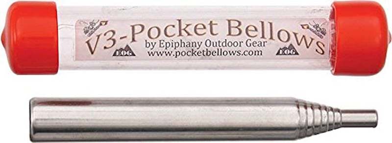Epiphany Outdoor Gear Pocket Bellows - Weatherproof Collapsible Fire Bellowing Tool for Starting Fire- an Essential Camping Gear Sporting Goods > Outdoor Recreation > Camping & Hiking > Camping Tools Epiphany Outdoor Gear   