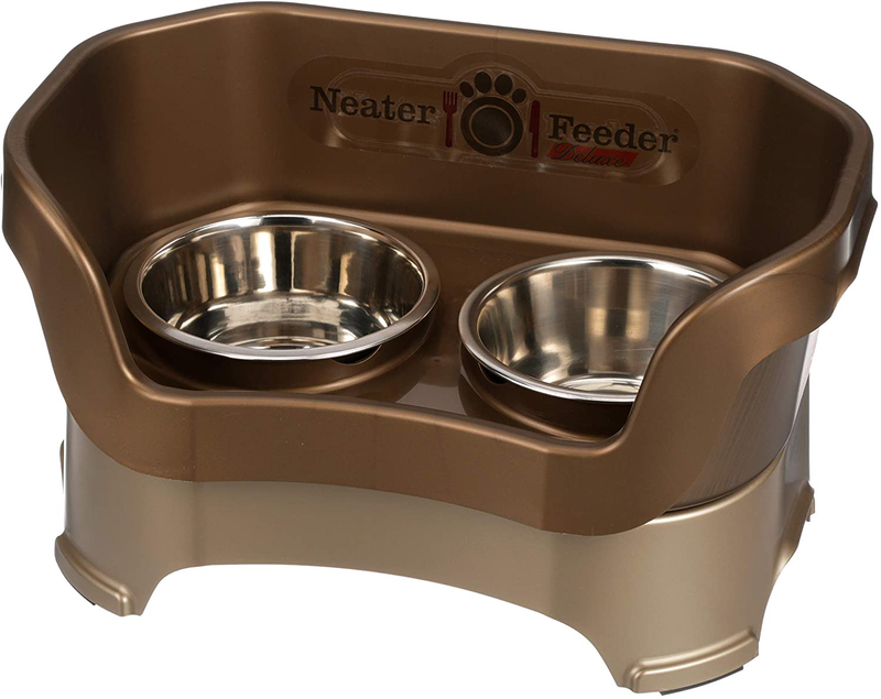 Neater Pet Brands - Neater Feeder Deluxe Dog and Cat Variations and Colors Animals & Pet Supplies > Pet Supplies > Dog Supplies Neater Pet Brands Bronze Medium 