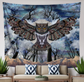 Divine Fox Tapestry, Trippy Animal Design, Psychedelic Orange/Green Abstract Artwork Wall Hanging, for Bedroom Living Room Dorm, Tall 48x72 inches Home & Garden > Decor > Artwork > Decorative TapestriesHome & Garden > Decor > Artwork > Decorative Tapestries Lucid Eye Studios Moon Owl 84 x 72 inches 