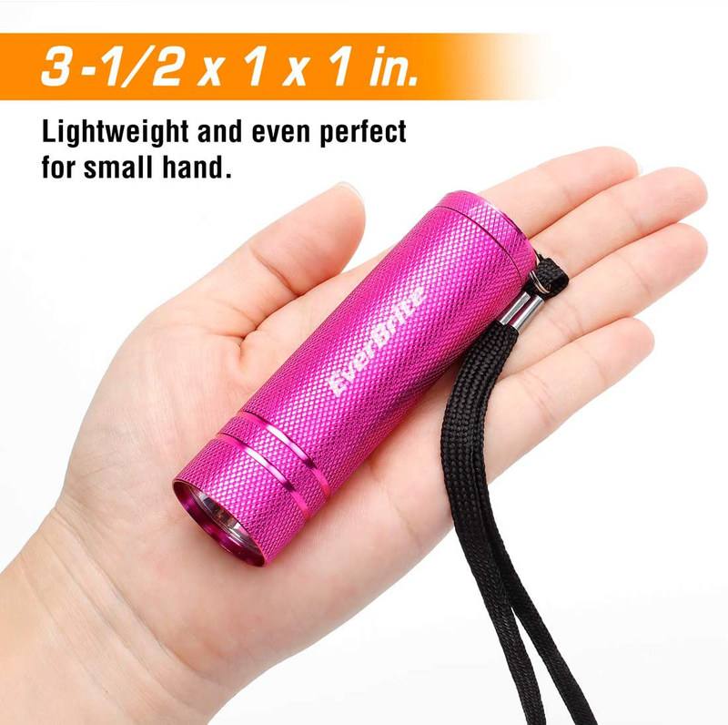 EverBrite 30-pack Mini Flashlight Set, Aluminum LED Handheld Torches with Lanyard, Assorted Colors, 90 Batteries Included for EDC, Party Favors, Night Reading, Camping, Power Outage, Emergency Hardware > Tools > Flashlights & Headlamps > Flashlights EverBrite   