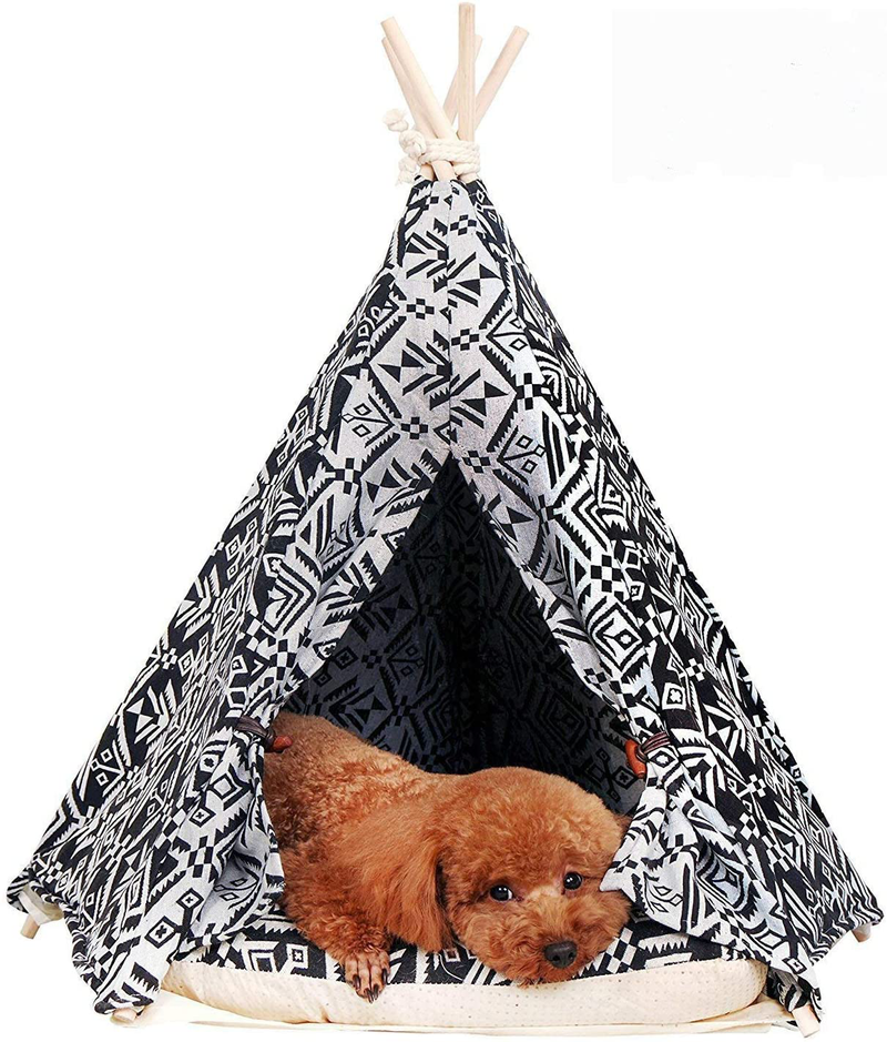 Little Dove Pet Teepee Animals & Pet Supplies > Pet Supplies > Cat Supplies > Cat Beds little dove 24 Inch with cushion  