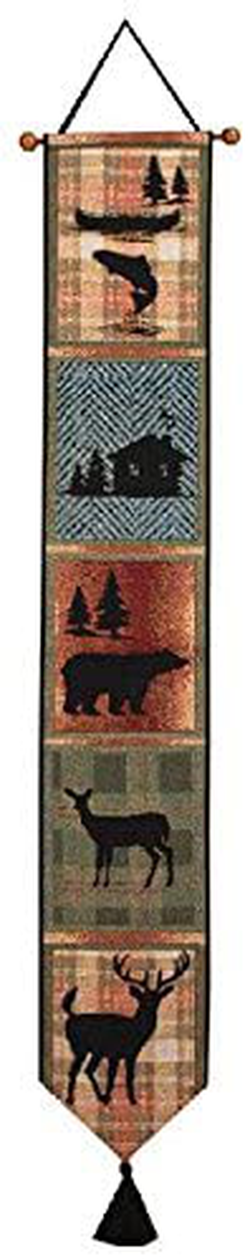 Manual TBPBLD Woodworkers & Weavers Tapestry Bell Pull, Bear Lodge Home & Garden > Decor > Artwork > Decorative Tapestries Manual   