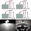 LivTee Led Panel Lights with 194 168 2825 T10 W5W / DE3175 6428 / BA9S 64111/6418 DE3423 DE3425 / 211-2 569 578 Festoon Adapters Replacement for Car Interior Map Dome Reading Trunk Lights, Xenon White Vehicles & Parts > Vehicle Parts & Accessories > Motor Vehicle Parts > Motor Vehicle Interior Fittings LivTee-Interior-2835-32W Xenon White  