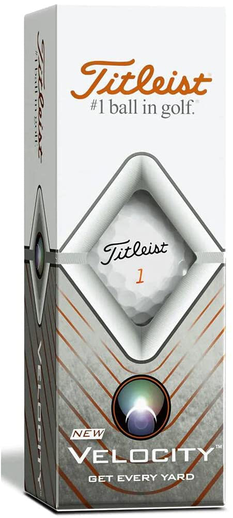 Titleist Velocity Golf Balls, White, (One Dozen)  Titleist   