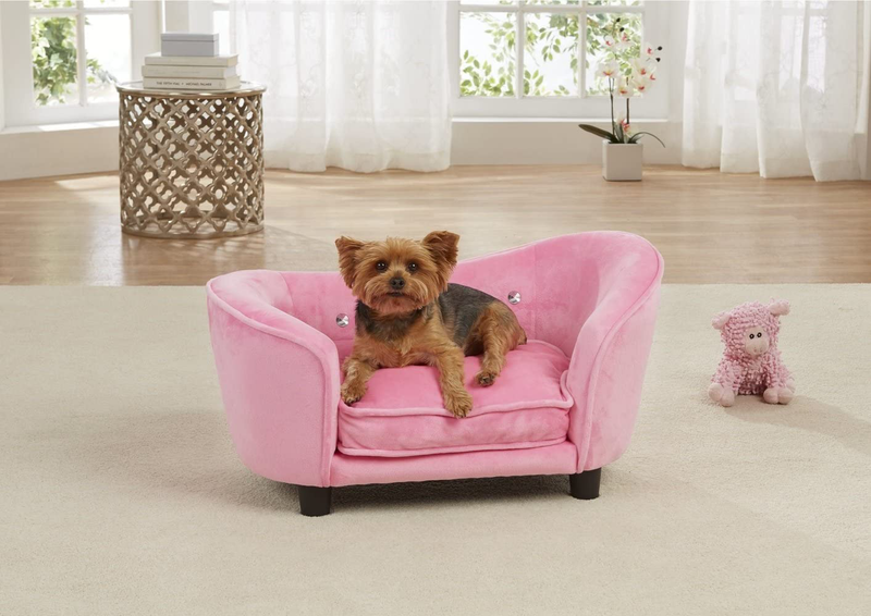 Enchanted Home Pet Ultra Plush Snuggle Bed in Light Pink Animals & Pet Supplies > Pet Supplies > Cat Supplies > Cat Beds Enchanted Home Pet   