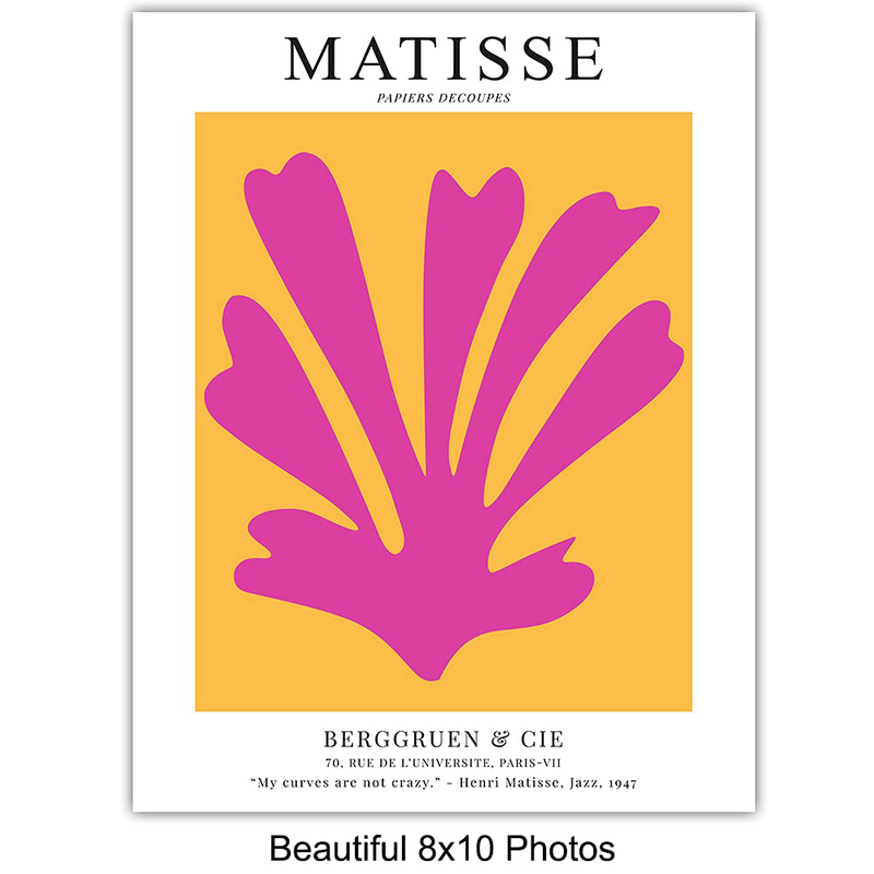 Matisse Poster, 8x10 - Matisse Wall Art - Minimalist Wall Art - Matisse Print - Line Art Decor - Abstract Art - Aesthetic Pictures - Mid Century Modern Wall Art - Minimal Wall Art - Henri Matisse Home & Garden > Decor > Artwork > Posters, Prints, & Visual Artwork Yellowbird Art & Design   