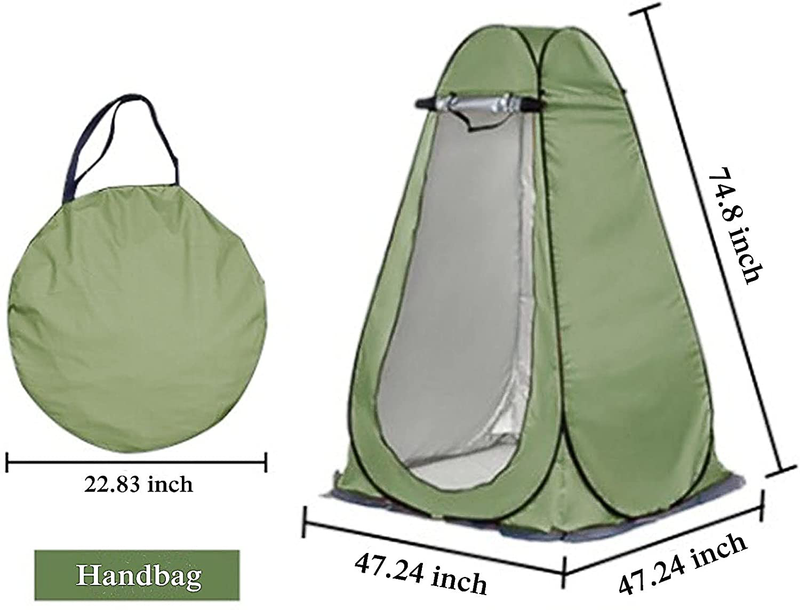 Portable Pop-Up Privacy Tent Is Suitable for Outdoor Shower, Dressing Room, Sunshade and Camping Toilet Sporting Goods > Outdoor Recreation > Camping & Hiking > Portable Toilets & Showers Timilge   