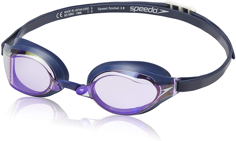 Speedo Unisex-Adult Swim Goggles Speed Socket 2.0 Sporting Goods > Outdoor Recreation > Boating & Water Sports > Swimming > Swim Goggles & Masks Speedo Purple Iris Mirrirroed  