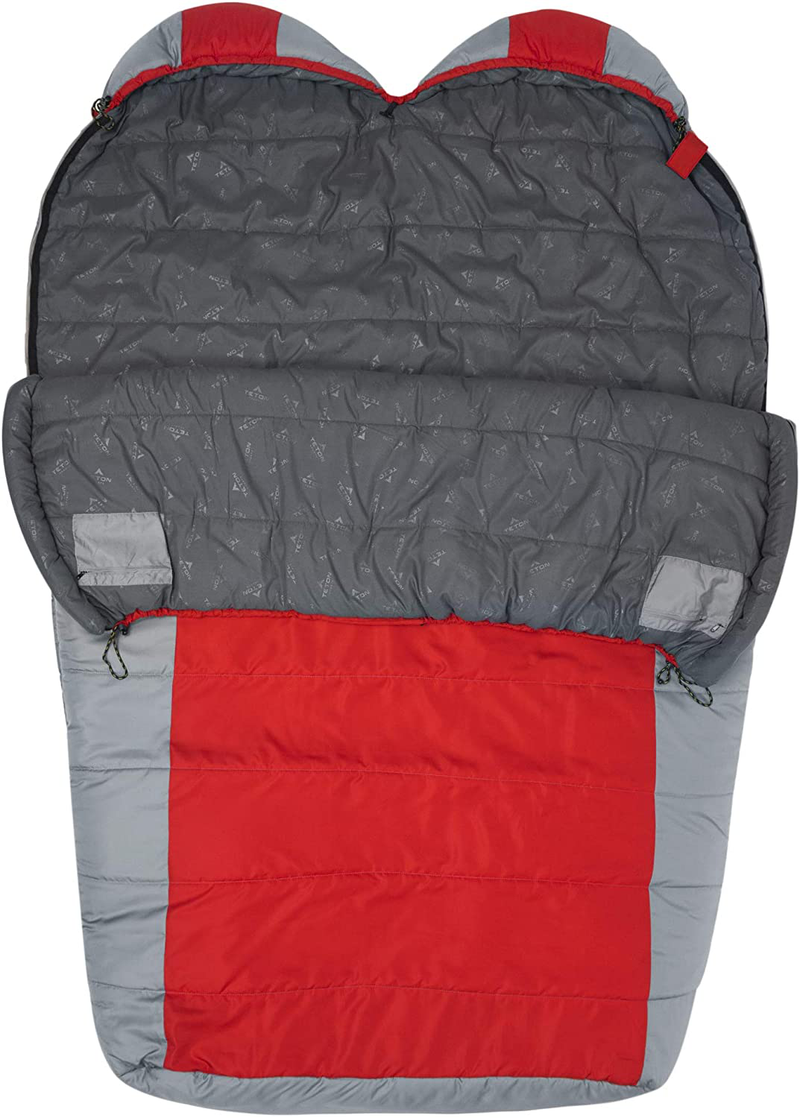 TETON Sports Tracker Ultralight Double Sleeping Bag; Lightweight Backpacking Sleeping Bag for Hiking and Camping Outdoors; Compression Sack Included; Never Roll Your Sleeping Bag Again Sporting Goods > Outdoor Recreation > Camping & Hiking > Sleeping Bags Teton Sports   