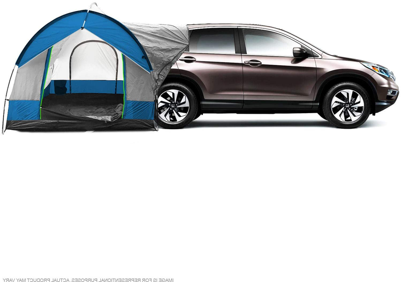North East Harbor Universal SUV Camping Tent - up to 8-Person Sleeping Capacity, Includes Rainfly and Storage Bag - 8' W X 8' L X 7.2' H - Gray and Blue Sporting Goods > Outdoor Recreation > Camping & Hiking > Tent Accessories North East Harbor   