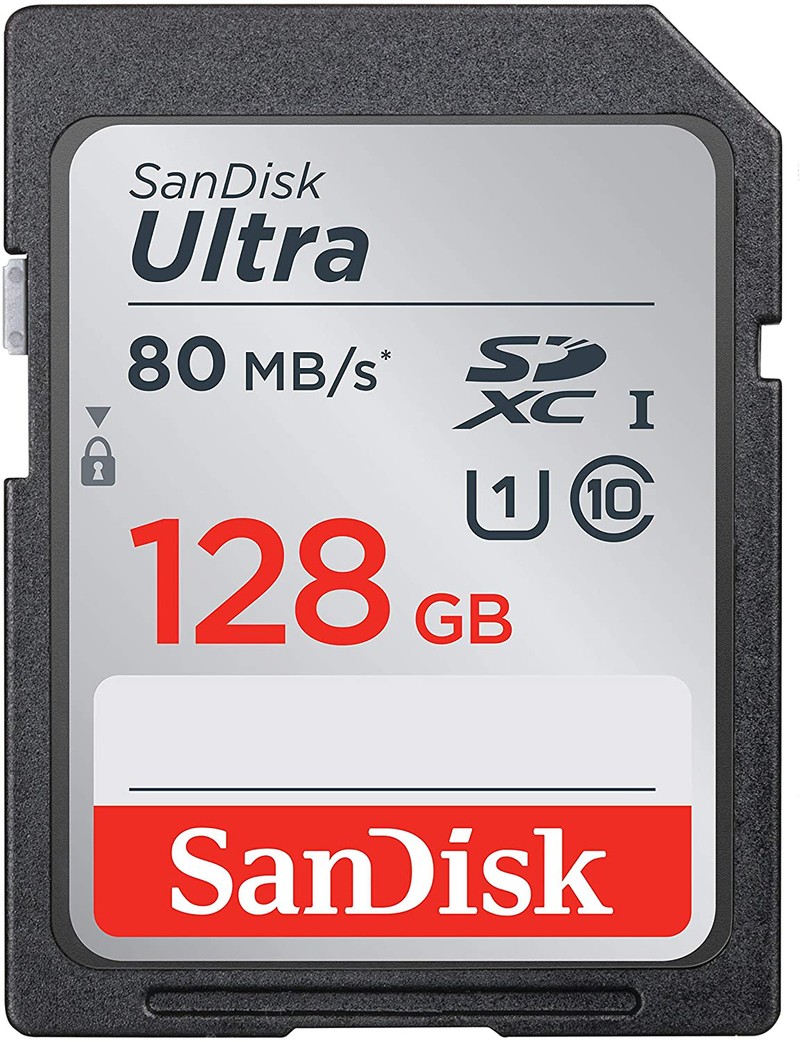 SanDisk Ultra 64GB Class 10 SDXC UHS-I Memory Card up to 80MB/s (SDSDUNC-064G-GN6IN) Electronics > Electronics Accessories > Memory > Flash Memory > Flash Memory Cards SanDisk Card 128GB 