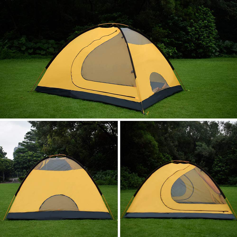GEERTOP Camping Tent 4 Person 4 Season Waterproof Double Layer Backpacking Family Camp Tent for Outdoor Survival Travel Sporting Goods > Outdoor Recreation > Camping & Hiking > Tent Accessories GEERTOP   