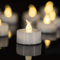 Homemory LED Candles, Lasts 2X Longer, Realistic Tea Lights Candles, LED Tea Lights, Flickering Bright Tealights, Battery Operated/Powered, Flameless Candles, White Base, Batteries Included, Set of 24 Home & Garden > Decor > Home Fragrances > Candles Homemory Warm White 24pcs  