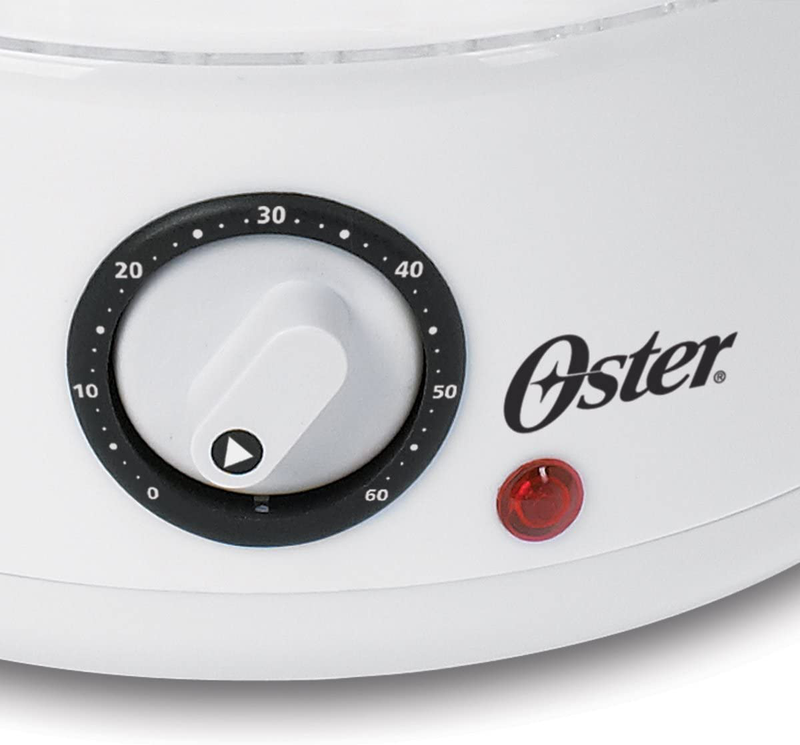 Oster Double Tiered Food Steamer, 5 Quart, White (CKSTSTMD5-W-015) Home & Garden > Kitchen & Dining > Kitchen Tools & Utensils > Kitchen Knives Oster   