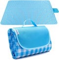 Extra Large Picnic Blanket, VICSOME 77''X79'' Dual Layers Sandproof Waterproof Oversized for 6-8 People Beach Blanket, Foldable Machine Washable Mat for Camping Hiking Park Music Festivals and Travel Home & Garden > Lawn & Garden > Outdoor Living > Outdoor Blankets > Picnic Blankets VICSOME Blue M (57''x79'') 