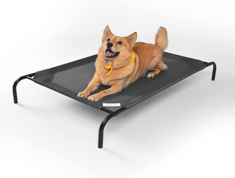 Coolaroo the Original Cooling Elevated Pet Bed, S to L Sizes Animals & Pet Supplies > Pet Supplies > Dog Supplies > Dog Beds Coolaroo Gunmetal Large 