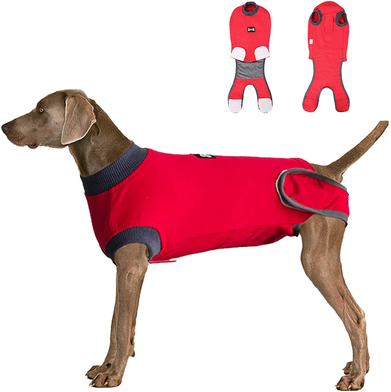 Dog Recovery Suit Body Suit after Surgery Dog Onesie Cone Alternatives Spay Neuter Suit Surgical Recovery Suit for Female Male Dogs