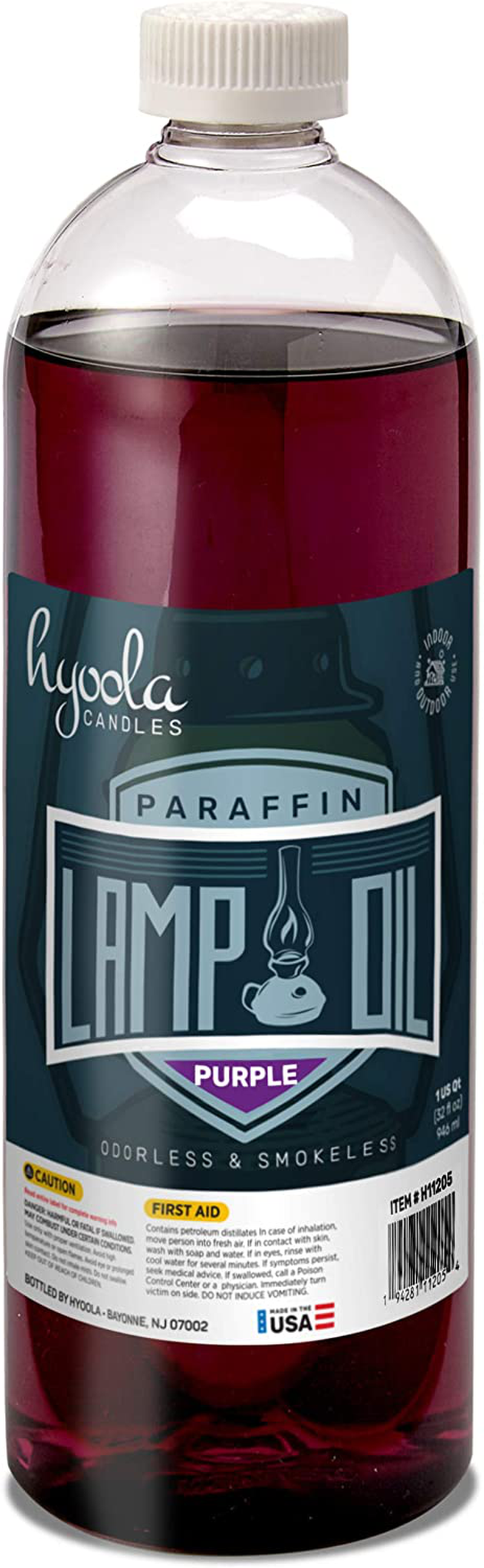 Hyoola Candles Liquid Paraffin Lamp Oil - Purple Smokeless, Odorless, Ultra Clean Burning Fuel for Indoor and Outdoor Use - Highest Purity Available - 32oz Home & Garden > Lighting Accessories > Oil Lamp Fuel Hyoola Default Title  