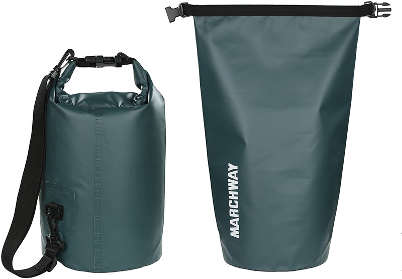 MARCHWAY Floating Waterproof Dry Bag 5L/10L/20L/30L/40L, Roll Top Sack Keeps Gear Dry for Kayaking, Rafting, Boating, Swimming, Camping, Hiking, Beach, Fishing  MARCHWAY   