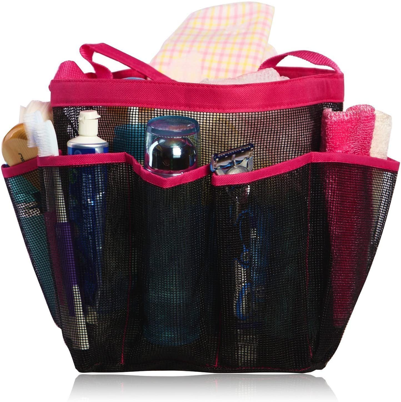 Eoocvt Mesh Shower Caddy, 8 Pockets Quick Dry Hanging Toiletry Tote Bag for Bathroom Shower Organizer Accessories (Blue) Sporting Goods > Outdoor Recreation > Camping & Hiking > Portable Toilets & ShowersSporting Goods > Outdoor Recreation > Camping & Hiking > Portable Toilets & Showers eoocvt Red  