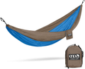 ENO, Eagles Nest Outfitters DoubleNest Lightweight Camping Hammock, 1 to 2 Person, Seafoam/Grey Home & Garden > Lawn & Garden > Outdoor Living > Hammocks ENO Teal/Khaki Standard Packaging 