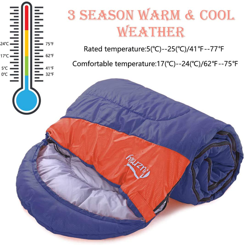 Kuzmaly Camping Sleeping Bag 3 Seasons Lightweight &Waterproof with Compression Sack Camping Sleeping Bag Indoor & Outdoor for Adults & Kids… Sporting Goods > Outdoor Recreation > Camping & Hiking > Sleeping BagsSporting Goods > Outdoor Recreation > Camping & Hiking > Sleeping Bags Kuzmaly   