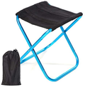 SNOWINSPRING Travel Chair Camping Chair Compact Camp Stool Folding Ultralight Chair for Camping Fishing Hiking Beach Outdoor Chair, A Sporting Goods > Outdoor Recreation > Camping & Hiking > Camp Furniture SNOWINSPRING Blue A 
