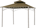 Eurmax 10FT x 10FT Double Tiered Gazebo Replacement Canopy Roof Top（Navy Blue） Home & Garden > Lawn & Garden > Outdoor Living > Outdoor Structures > Canopies & Gazebos Eurmax khaki  