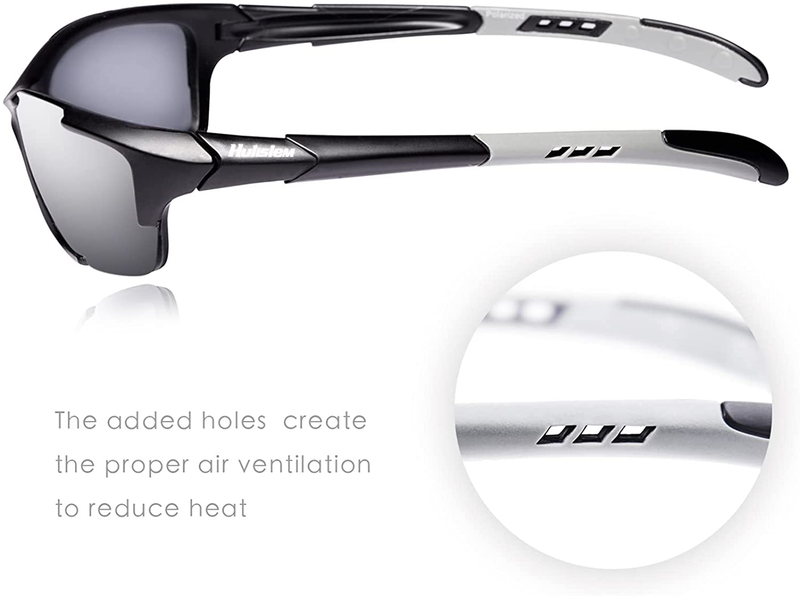 HULISLEM S1 Sport Polarized Sunglasses Sporting Goods > Outdoor Recreation > Cycling > Cycling Apparel & Accessories Hulislem   