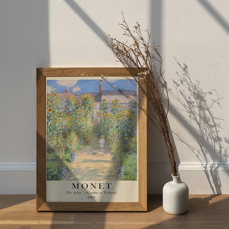 Sylvana Workshop - Monet Poster Print, Unframed(8"X10" Set of 3 Wall Decor), Wall Decor Poster Prints, Monet Room Decor, Monet Poster, Monet Wall Art Home & Garden > Decor > Artwork > Posters, Prints, & Visual Artwork Sylvana Workshop   