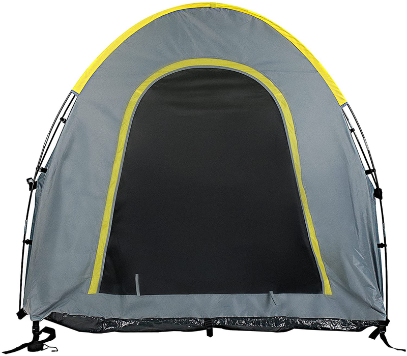 Portable Waterproof Truck Tent PU2000 Mm, 6.8' X 5.4' X 5.5' / 8.4' X 5.6' X 5.6' Full Size Truck Tent Camping Hiking Outdoor Oxford Waterproof Pickup Truck Tent Can Sleep 2 People, Easy to Install Sporting Goods > Outdoor Recreation > Camping & Hiking > Tent Accessories Doniks 8FT  