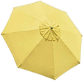 EliteShade 9ft Patio Umbrella Market Table Outdoor Deck Umbrella Replacement Canopy Cover (Canopy Only)(Beige) Home & Garden > Lawn & Garden > Outdoor Living > Outdoor Umbrella & Sunshade Accessories EliteShade Yellow  