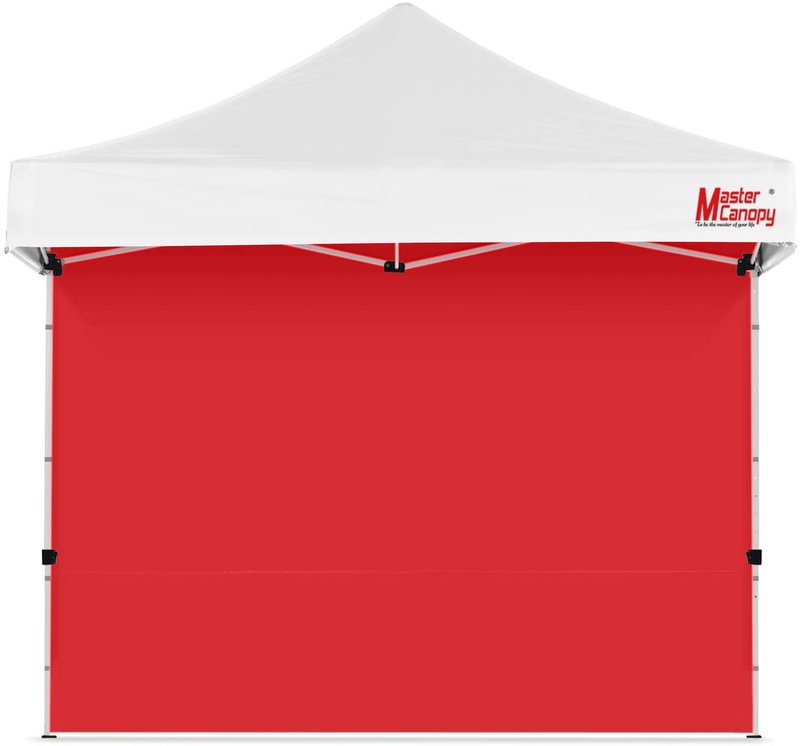 MASTERCANOPY Instant Canopy Tent Sidewall for 10x10 Pop Up Canopy, 1 Piece, White Home & Garden > Lawn & Garden > Outdoor Living > Outdoor Structures > Canopies & Gazebos MASTERCANOPY Red 10x10 