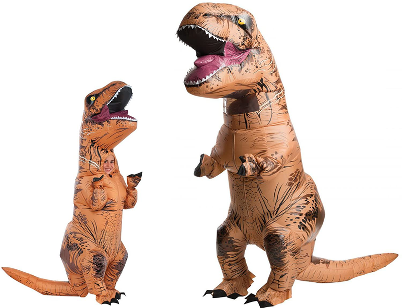 Rubies Adult The Original Inflatable Dinosaur Costume, T-Rex with Sound, Standard Apparel & Accessories > Costumes & Accessories > Costumes Rubie's   