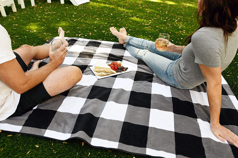 Picnic & Outdoor Blanket | Plush and Water-Resistant Outdoor Mat | Perfect for Camping, Beach, Park and Picnics Home & Garden > Lawn & Garden > Outdoor Living > Outdoor Blankets > Picnic Blankets Laguna Beach Textile Company   