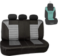 FH Group Sports Fabric Car Seat Covers Pair Set (Airbag Compatible), Gray / Black- Fit Most Car, Truck, SUV, or Van Vehicles & Parts > Vehicle Parts & Accessories > Motor Vehicle Parts > Motor Vehicle Seating ‎FH Group Gray / Black-Split Bench  