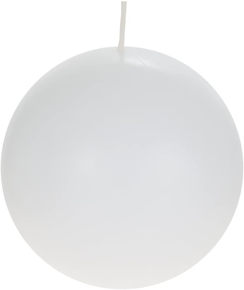 Mega Candles 6 pcs Unscented White Round Ball Candle, Hand Poured Premium Wax Candles 3 Inch Diameter, Home Décor, Wedding Receptions, Baby Showers, Birthdays, Celebrations, Party Favors & More Home & Garden > Decor > Home Fragrances > Candles Mega Candles 1 4" Ball 