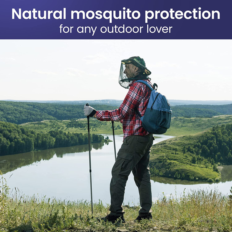 Even Naturals Premium Mosquito Head Net Mesh, Ultra Large, Extra Fine Holes, Insect Netting, Bug Face Shield, Soft Durable Fly Screen, Protection for No See Um Midges Gnats, Carry Bag, Chemical Free Sporting Goods > Outdoor Recreation > Camping & Hiking > Mosquito Nets & Insect Screens EVEN NATURALS   