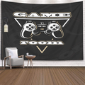 Crannel Gaming Wall Tapestry, Conceptual Abstraction Modern Controller Realistic Game Wireless Mockup Tapestry 80x60 Inches Wall Art Tapestries Hanging Dorm Room Living Home Decorative,Black Blue Home & Garden > Decor > Artwork > Decorative TapestriesHome & Garden > Decor > Artwork > Decorative Tapestries Crannel Brown Black 80" L x 60" W 