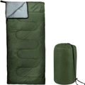 Envelope Sleeping Bags 4 Seasons Warm or Cold Lightweight Indoor Outdoor Sleeping Bags for Adults, Backpacking, Camping Sporting Goods > Outdoor Recreation > Camping & Hiking > Sleeping Bags Trail maker Green  