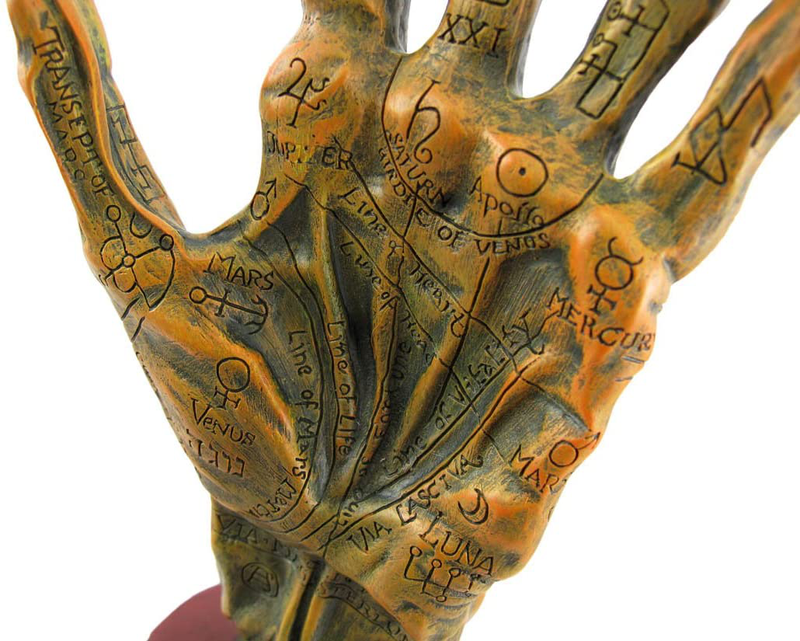 Things2Die4 Alchemy Mummified Palmistry Hand Gothic Home & Garden > Decor > Artwork > Sculptures & Statues Things2Die4   
