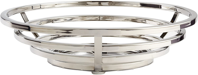 Elegance Round Mirror Tray, 15 Inch, Stainless Steel Home & Garden > Decor > Decorative Trays Elegance Round Basket  