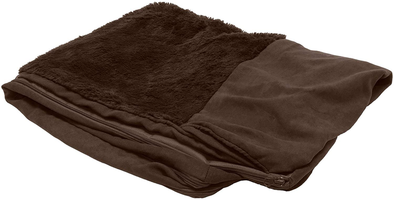 Furhaven Orthopedic Dog Beds for Small, Medium, and Large Dogs, CertiPUR-US Certified Foam Dog Bed Animals & Pet Supplies > Pet Supplies > Dog Supplies > Dog Beds Furhaven Plush & Suede Espresso Cover Only Medium (Pack of 1)